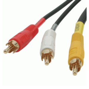 Beliani C2G 7M Value Series RCA-Type Audio/Video Cable composiet videokabels 3 x RCA Zwart