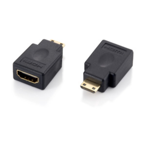 Beliani Equip 118914 tussenstuk voor kabels HDMI A HDMI C Zwart