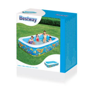 Bestway Bestway Familiebad rechthoek seaworld 305