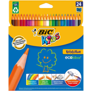 Bic Kids Evolution kleurpotlood 24 stuk(s) Multi