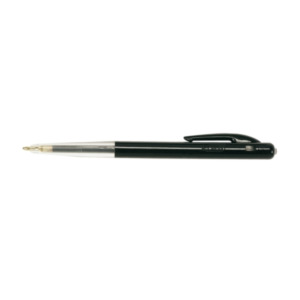 Bic M10 Clic Medium Clip-on retractable ballpoint pen Medium Zwart 50 stuksuk(s)