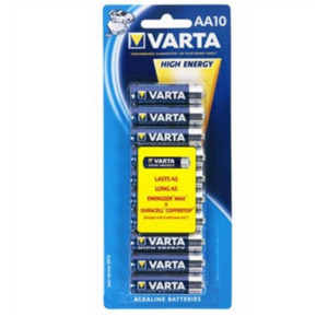 Braun Varta High Energy AA 10-pack Wegwerpbatterij Alkaline