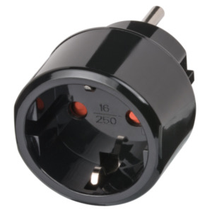 Brennenstuhl Brennenstuhl Travel Adapter netvoeding & inverter Zwart