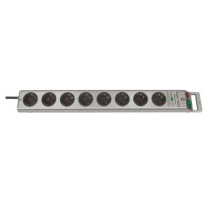 Brennenstuhl Super-Solid Surge Protection 4.500 A 8AC outlet(s) 2.5m Zilver Overspanningsbeveiliging