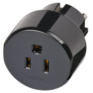 Brennenstuhl Travel Adapter USA, Japan/earthed Zwart netvoeding & inverter