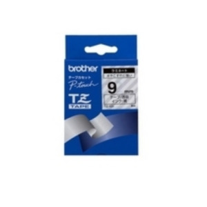 Brother Black on Clear Gloss Laminated Tape, 9mm labelprinter-tape TZ