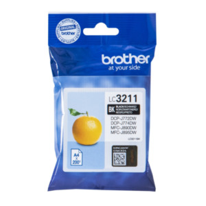 Brother LC-3211BK inktcartridge Origineel Normaal rendement Zwart