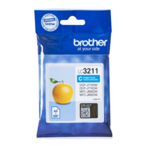 Brother LC-3211C inktcartridge Origineel Normaal rendement Cyaan