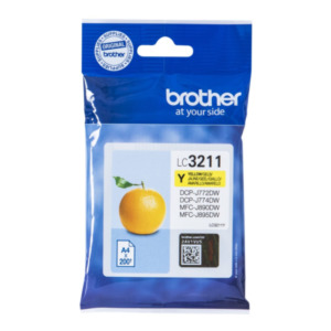 Brother LC-3211Y inktcartridge Origineel Normaal rendement Geel