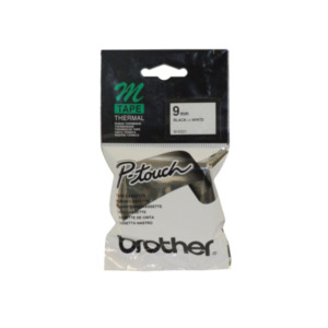 Brother MK221 labelprinter-tape Zwart op wit M