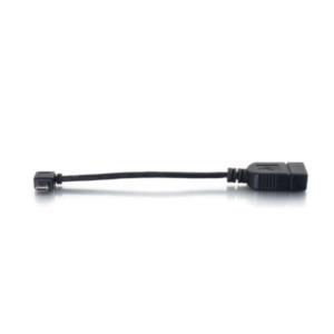 Cables To Go 0,15 m micro-B USB mobiel apparaat naar OTG USB apparaat adapterkabel