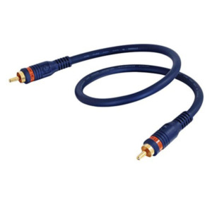 Cables To Go 0.5m Velocity Digital Audio Coax Cable coax-kabel 0,5 m RCA Zwart