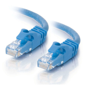 Cables To Go 2 m Cat6 Booted Unshielded (UTP) netwerkpatchkabel - blauw