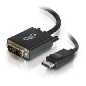 Cables To Go 2m DisplayPort mannelijk naar Single Link DVI-D mannelijk adapterkabel - Zwart
