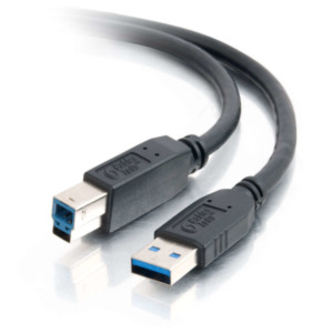 Cables To Go 2m USB 3.0 USB-kabel USB 3.2 Gen 1 (3.1 Gen 1) USB A USB B Zwart