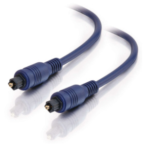 Cables To Go 2m Velocity Toslink Optical Digital Cable audio kabel Zwart