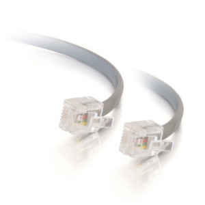 Cables To Go 3 m RJ11 6P4C modulaire pin-naar-pin kabel