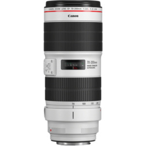 Canon EF 70-200 mm F 2.8 L IS III USM MILC/SLR Telelens Zwart, Wit