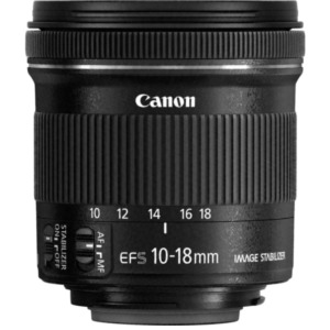 Canon EF-S 10-18mm f/4.5-5.6 IS STM SLR Ultra-groothoeklens Zwart