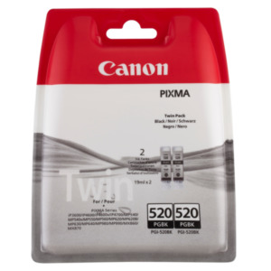 Canon PGI-520BK inktcartridge 2 stuk(s) Origineel Zwart