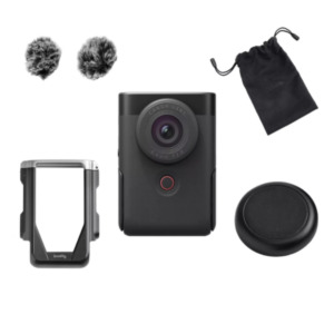 Canon PowerShot V10 Advanced Vlogging-Kit 1" Compactcamera 20 MP CMOS 5472 x 3648 Pixels Zwart