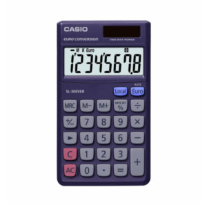 Casio SL-300VER Pocket Blauw calculator