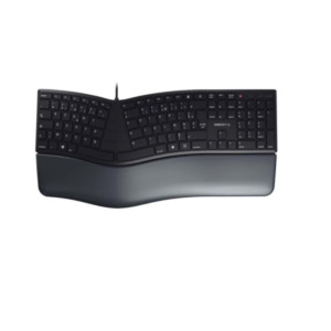 Cherry KC 4500 ERGO toetsenbord Universeel USB AZERTY Frans Zwart