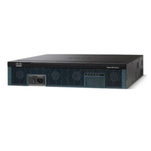 Cisco 2951 bedrade router Gigabit Ethernet Zwart, Roestvrijstaal