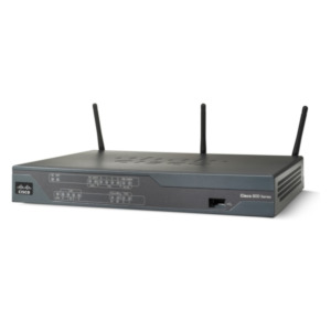 Cisco 881 draadloze router Fast Ethernet Single-band (2.4 GHz) Zwart