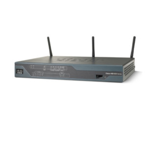 Cisco 881GW draadloze router Fast Ethernet Single-band (2.4 GHz) 3G Zwart