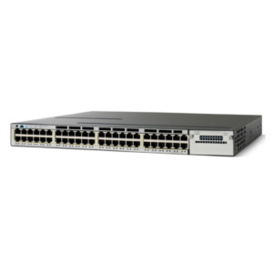 Cisco Catalyst 3750X Managed L2 Gigabit Ethernet (10/100/1000) 1U Blauw, Zilver