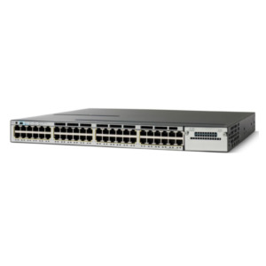 Cisco Catalyst 3750X Managed L2 Gigabit Ethernet (10/100/1000) 1U Blauw, Zilver