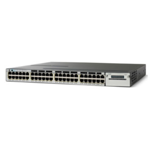 Cisco Catalyst 3750X Managed L2 Gigabit Ethernet (10/100/1000) Power over Ethernet (PoE) 1U Blauw, Zilver
