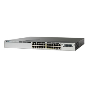 Cisco Catalyst 3750X Managed L2 Gigabit Ethernet (10/100/1000) Power over Ethernet (PoE) 1U Blauw, Zilver