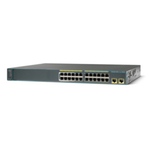 Cisco Catalyst WS-C2960-24LT-L netwerk-switch Managed L2 Fast Ethernet (10/100) Power over Ethernet (PoE) 1U Zwart