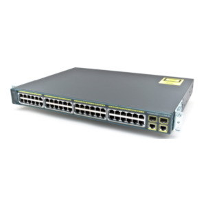 Cisco Catalyst WS-C2960-48PST-L netwerk-switch Managed L2 Fast Ethernet (10/100) Power over Ethernet (PoE) 1U Zwart
