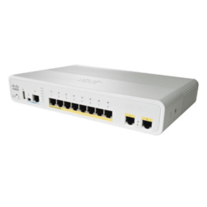 Cisco Catalyst WS-C3560CPD-8PT-S netwerk-switch Managed L2 Gigabit Ethernet (10/100/1000) Power over Ethernet (PoE) 1U Wit
