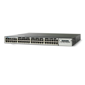 Cisco Catalyst WS-C3750X-48PF-E netwerk-switch Managed Gigabit Ethernet (10/100/1000) Power over Ethernet (PoE) 1U Zwart