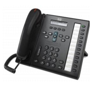 Cisco Unified IP Phone 6961, Standard Handset Zwart