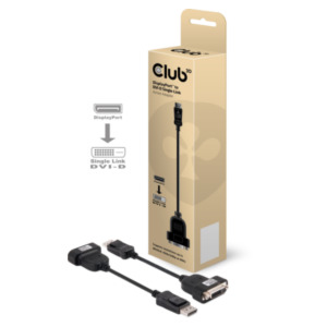 CLUB3D DisplayPort to DVI-D Single-Link Active Adapter Cable