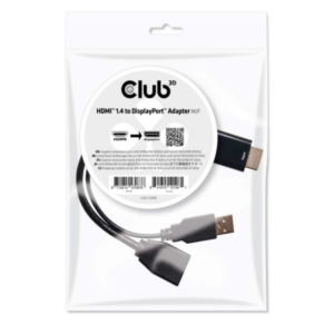 CLUB3D HDMI™ Naar DisplayPort™ Adapter M/V met USB voeding