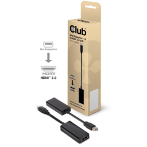 CLUB3D Mini DisplayPort™ 1.2 naar HDMI™ 2.0 UHD Adapter
