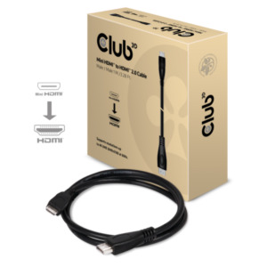 CLUB3D Mini HDMI™ to HDMI™ 2.0 4K60Hz Kabel 1Meter