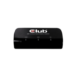 CLUB3D SenseVision USB3.0 to DVI-I & HDMI Graphics Adapter USB grafische adapter Zwart