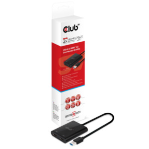 CLUB3D USB A to HDMI™ 2.0 Dual Monitor 4K 60Hz