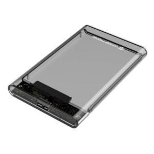 Conceptronic DANTE03T behuizing voor opslagstations HDD-/SSD-behuizing Transparant 2.5"