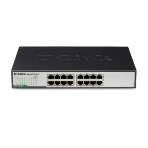 D-link D-Link 16-Port 10/100/1000 Rackmountable Switch Unmanaged Gigabit Ethernet (10/100/1000)