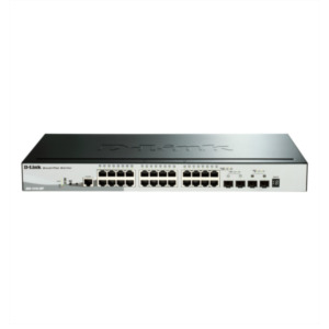 D-link D-Link DGS-1510-28P netwerk-switch Managed L3 Gigabit Ethernet (10/100/1000) Power over Ethernet (PoE) Zwart