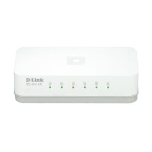 D-link D-Link GO-SW-5E/E netwerk-switch Unmanaged Fast Ethernet (10/100) Wit