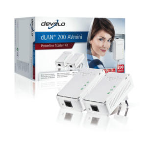 Dedra Devolo dLAN 200 AVmini Starter Kit 200 Mbit/s Ethernet LAN Wit